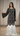 Opulent Crystal-Embellished Abaya with Feather Hemline