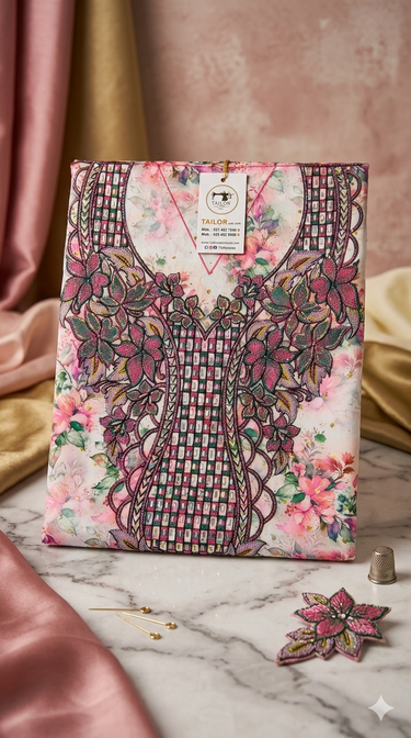 Mukawar fabric embroidery designs