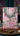 Pink Floral Mukawar Fabric Collection - Intricate Beadwork Design